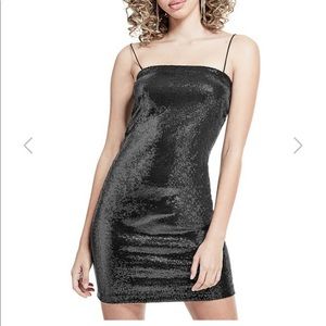 Black sequin dress